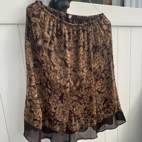 Studio I Brown Jacket/Skirt Outfit Size 14 - Picture 3 of 5